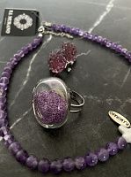 кольцо pj murano relax pesok ploskoe violet от интернет магазина Прибалтийский трикотаж