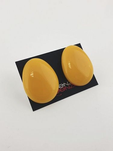 серьги   enzo benzo kapli yellow от интернет магазина Прибалтийский трикотаж