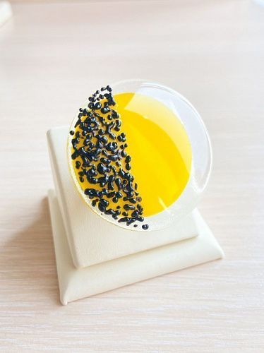 кольцо pj murano ikra yellow от интернет магазина Прибалтийский трикотаж