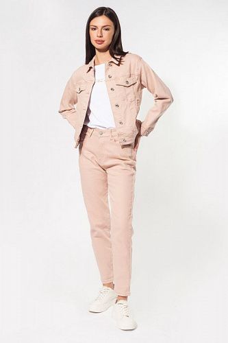 джинсы vilatte mom-fit pink от интернет магазина Прибалтийский трикотаж