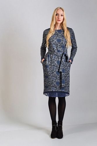 платье topdesign b8 035 от интернет магазина Прибалтийский трикотаж