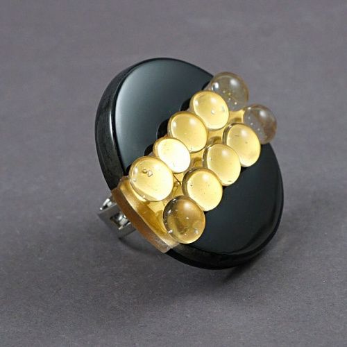 кольцо pj murano rossa gold от интернет магазина Прибалтийский трикотаж